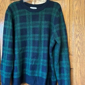 Tall XL Old Navy beautiful plaid sweater!